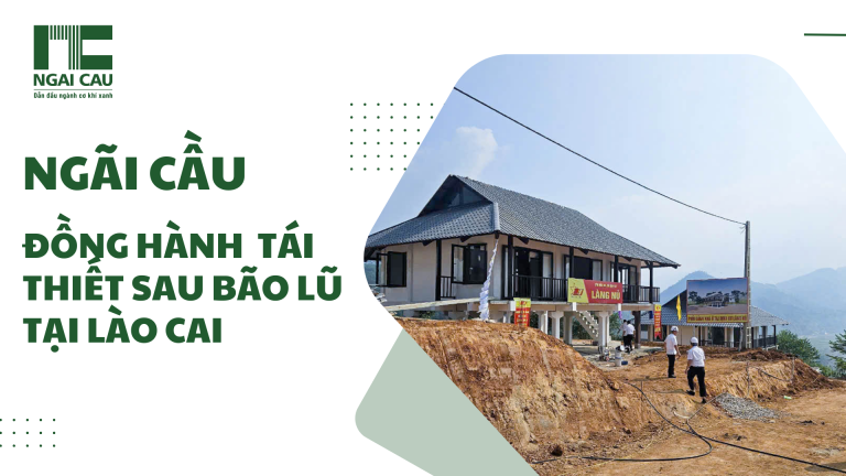 NGÃI CẦU ĐỒNG HÀNH TRONG CÔNG CUỘC TÁI THIẾT SAU BÃO LŨ TẠI LÀO CAI